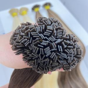 MEGA VENTA 100% Extensiones de cabello humano vietnamita Queratina Punta plana Súper sedoso Alta calidad Grande en stock Precio de fábrica Sin enredos - Product Image 1