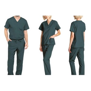 scrub nurse Hospital Uniforms <b>Doctor</b> Staff Nursing Workwear Surgical Hospital Medical Uniforms and Scrubs White Uniform - Product Image 5