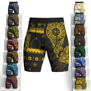 Tight Fitted Fitness Apparel Compression Shorts High Elastic Quick Dry Breathable Seamless Running Training Custom Logo Shorts - Product Image 1