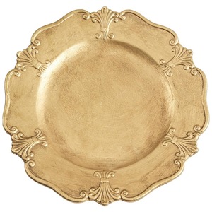Elegant Design Decorative Dinner <b>Plate</b> Charger Wholesale Gold Scalloped Metal Charger <b>Plate</b> For Wedding And Event Table Settings - Product Image 1