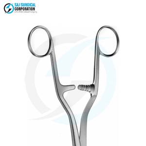 Pince tenaculeuse manuelle Pratt en acier inoxydable de haute qualité, outil médical certifié CE pour les procédures gynécologiques et obstétricales - Product Image 5