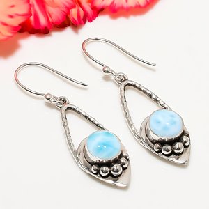 Pendientes de Plata de Ley 925 con Piedras Preciosas Naturales, Amatista, Labradorita, Larimar, Ojo de Tigre Amarillo, Pendientes Colgantes para Mujer - Product Image 2