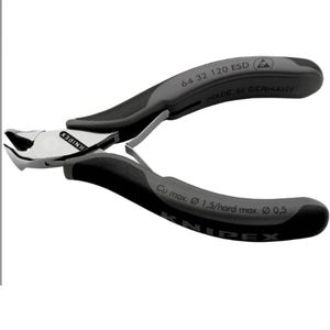 Knipex ESD เครื่องตัดแนวทแยงแบบอิเล็กทรอนิกส์ที่มีความแม่นยำสำหรับลวดแข็งและสายเปียโน - Product Image 5
