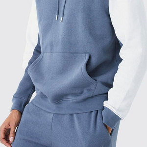 Custom Two-Tone Jogging Suit - <b>Fleece</b> Hoodie and Joggers Tracksuit Set - Sialkot Factory Direct Custom Apparel Manufacturer - Product Image 5