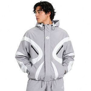 Premium <b>Red</b> Reflective Panel Windbreaker Custom <b>jacket</b> for men Softshell Hiking Oversized Tactical Nylon Polyester Windbreaker - Product Image 4