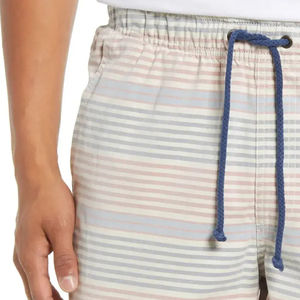 กางเกงขาสั้นลำลองผู้ชายผ้าฝ้าย 100% สีพื้น ผ้าตาข่าย ระบายอากาศ ป้องกันรอยยับ เป็นมิตรต่อสิ่งแวดล้อม เหมาะสำหรับออกกำลังกาย วิ่ง และแฟชั่น - Product Image 4