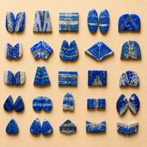 Natural <b>Lapis</b> <b>Lazuli</b> Gemstone Loose Oval-Shaped Cabochon Stone Jewelry Making Wholesale Supplier Pair Quality Blue Crystal - Product Image 2