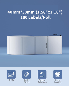N20 <strong>Printer</strong> Sticker <strong>Label</strong> Thermal <strong>Paper</strong> 40x30mm Waterproof Self-Adhesive Shipping <strong>Labels</strong> for Masking 1 Roll 180pcs - Product Image 4
