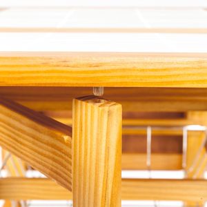 Carrello da Cucina Portatile con Ripiani Ribaltabili, Colore Sapele - Spedizione Gratuita YJ Island - Product Image 4