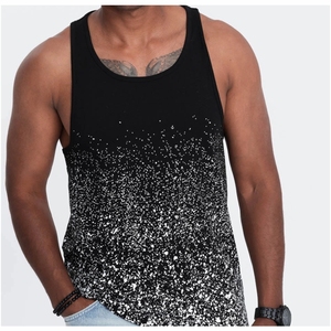 เสื้อกล้ามลายเพ้นท์สแปลตเตอร์ ผ้าบางเบา ระบายอากาศได้ดี เหมาะสำหรับออกกำลังกาย ฝึกซ้อมกีฬา ชุดลำลอง เสื้อผ้าออกกำลังกาย เสื้อฟิตเนส - Product Image 1
