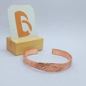 Bela Artisan Pure Copper Cuff <b>Bracelet</b> Antique Copper Plated Vintage Style Unisex Party Jewelry Fashion <b>Bangles</b> - Product Image 1