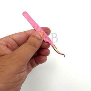 แหนบแยกขนตาแบบ Z สำหรับต่อขนตา ทำจากสแตนเลส น้ำหนักเบา จับแน่น งอได้ - Product Image 3