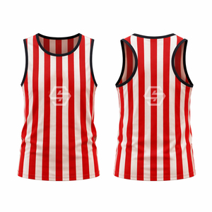 Custom Sublimation Printing Breathable <b>Running</b> <b>Singlet</b> Men's Sleeveless Vest 100% Polyester Gym Tank Top - Product Image 3