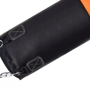 Saco de Boxeo de Cuero Reforzado al por Mayor para Boxeo, MMA y Artes Marciales, Soporte de Acero Ajustable, Relleno de Arena, Logotipo Personalizado - Product Image 4