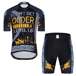 Men’s <b>Cycling</b> Jersey Set <b>Short</b> Sleeve Bike Shirt 3D <b>Padded</b> <b>Shorts</b> Breathable Quick Dry Bicycle Clothing High Quality - Product Image 1