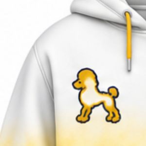 เสื้อฮู้ดดี้สีขาวทองลายไทไดของ Sigma Gamma Rho สำหรับผู้หญิง ทรงโอเวอร์ไซส์ พิมพ์ลายกราฟิกสมาคมนักศึกษากรีก เสื้อสเวตเชิ้ตแบบสวมหัว สไตล์ลำลอง สามารถสั่งทำได้ - Product Image 5