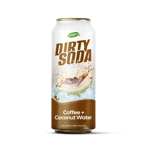กาแฟโซดาสูตรเข้มข้นผสมน้ำมะพร้าว ขนาด 490 มล. บรรจุกระป๋อง เครื่องดื่มกาแฟอัดลม ปี 2026 กำลังเป็นที่นิยม รับผลิตแบบ OEM แบรนด์ส่วนตัว พร้อมดื่ม แพ็ค 24 กระป๋อง - Product Image 1