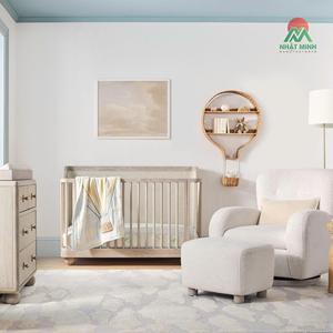 Estante de pared con forma de globo aerostático de ratán con cesta de almacenamiento para decoración de habitación infantil estilo rústico - Product Image 4