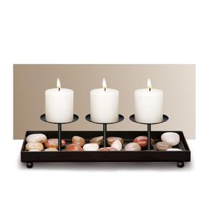 Traditional Black Metal Eco-Friendly Modern Decorative <b>Candle</b> Holders for Dining Table Centerpiece Christmas Home Decor Sale - Product Image 1