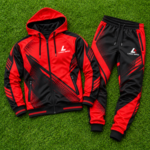 Conjunto Deportivo Personalizado de Primera Calidad para Equipos Deportivos, Chaqueta y Pantalones de Entrenamiento Sublimados, Ropa Deportiva Transpirable - Product Image 6