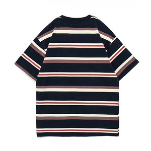 Camiseta de Algodón Lisa de Alta Calidad para Hombre, Cuello Redondo, Informal, de Jersey de Algodón - Product Image 3