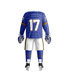 OEM Service Plain Factory Direct Adjustable Rate <b>Unique</b> Design Top Manufacturer Ice Hockey Uniform Sets 100% Polyester - Product Image 2
