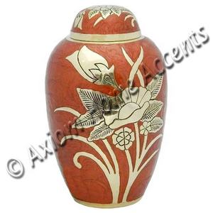 Luxurious Brass Cremation Urn With Detailed Craftsmanship and Smooth Finished for Cherishing <b>Memories</b> by Axiom Home Accents - Product Image 4