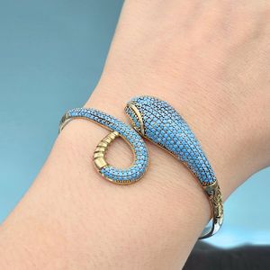 Pulsera de serpiente turquesa ajustable, plata de ley 925, chapada en oro de 14 quilates, joyería de piedras preciosas naturales, regalo bohemio para mujer - Product Image 6