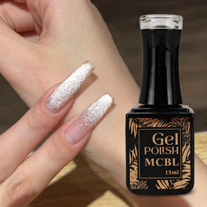 Vernis à ongles <span class=keywords><strong>semi</strong></span>-<span class=keywords><strong>permanent</strong></span> en gel UV à séchage rapide, effet pailleté réfléchissant, best-seller en gros - Product Image 1