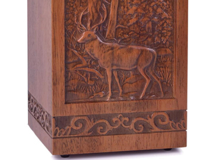 Urnas de Cremación de Madera Natural Ecológicas de Estilo Americano Moderno Hechas a Mano de Súper Calidad - Product Image 3