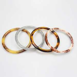 หูหิ้วกระเป๋าเรซิ่นดีไซน์หรูหราทันสมัย หูหิ้วอะคริลิคสำหรับกระเป๋าถือ  อะไหล่หูหิ้วสำหรับกระเป๋าถือและกระเป๋าโท้ท - Product Image 1