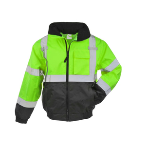 Chaqueta de Seguridad Reflectante de Alta Visibilidad con Logotipo y Talla Personalizados, Impermeable y Cómoda, para Trabajo en Invierno y Verano - Product Image 1