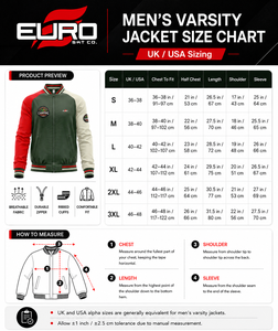 <b>Men</b> Compact <b>Varsity</b> <b>Jacket</b> Classic Letterman Baseball <b>Bomber</b> Coat Lightweight Soft Fabric Compact <b>Varsity</b> <b>Jacket</b> Front Casual - Product Image 6