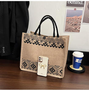 Handmade Natural Jute Ladies Purse Durable Eco Friendly Fashion Bag for Women - Product Image 3