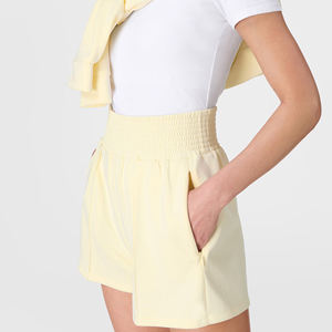 Shorts Deportivos de Poliéster para Mujer, Diseño Personalizado, Estilo Urbano, Cómodos, de Secado Rápido, para Fitness, Gimnasio, Running, Entrenamiento, Color Sólido - Product Image 2