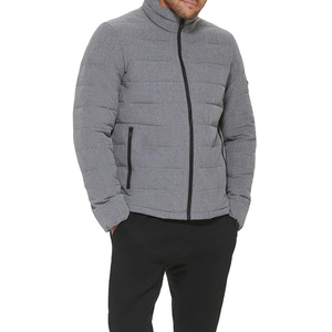 Mens Reversible Puffer Jacket Warm Double Side <b>Quilted</b> <b>Winter</b> Coat Casual Outdoor Wear Custom OEM ODM Bulk Manufacturing - Product Image 3