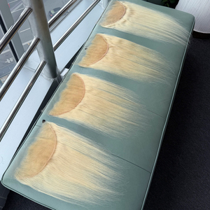 Wholesale 4x4 5X5 HD Lace Closure &13x4 HD Lace Frontal Smooth golden straight hair 100% Brazilian Virgin Human Hair - Product Image 1