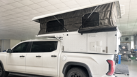 Auvent de benne en aluminium pour Toyota Hilux Double Cabine avec tente annexe pour le tourisme