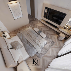 Étagère de meubles de salon moderne, TV, présentoir d'autres accessoires, meubles TV industriels en bois, usine du Vietnam - Product Image 2