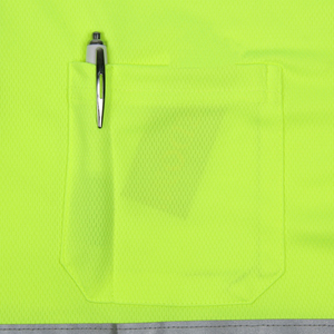 Chemise de sécurité réfléchissante haute visibilité OEM, vêtements de travail légers pour les applications de sécurité routière et de circulation - Product Image 4