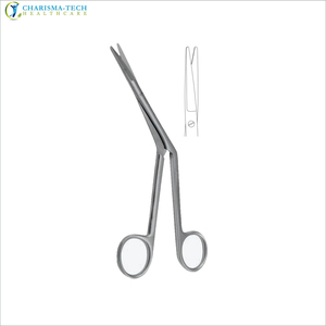 Ciseaux chirurgicaux manuels Heymann en acier inoxydable pour ORL, à une denture coupante, ensemble d'instruments certifiés CE Classe I pour - Product Image 3