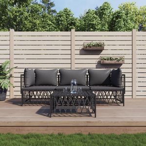 Set Lounge da Giardino Antracite - Product Image 1