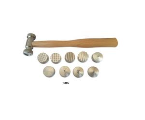 Martillo texturizado de alta calidad con 9 cabezas, herramienta innovadora para la fabricación de joyas para artesanos y aficionados, y el mejor producto a precio de mayoreo. - Product Image 3