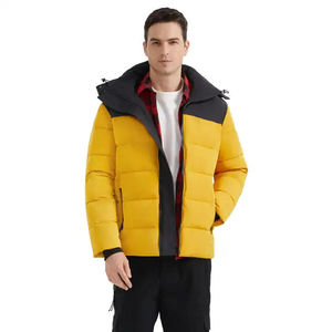 เสื้อแจ็คเก็ตพัฟเฟอร์แบบกำหนดเองสำหรับผู้ชาย แจ็คเก็ตผ้าฝ้ายบุขนเป็ด ระบายอากาศได้ดี แจ็คเก็ตผู้ชายสองสี คุณภาพพรีเมียม สำหรับใช้งานทั่วไป - Product Image 2