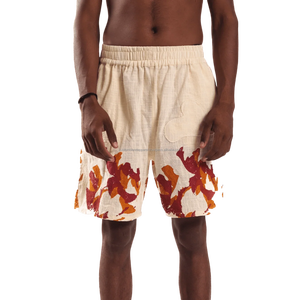 Pantalones Cortos Casuales de Verano 2025 para Hombre, Ligeros, 100% Algodón, Impermeables, Transpirables, Ecológicos, de Secado Rápido, con Cierre de Cordón, Corte Regular - Product Image 1