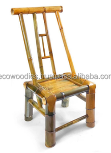 Chaise de café noir de Style français, chaise de salle à manger en bambou de jardin pour Restaurant, maison et hôtel, chaise d'extérieur - Product Image 3