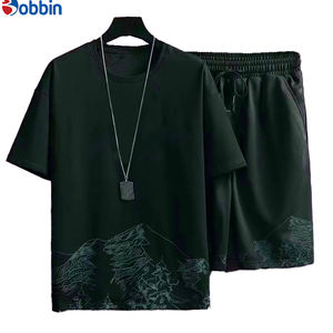 Conjunto Deportivo Cómodo Unisex, Conjunto Corto para Hombre, Nueva Colección de Verano, Personalizado, Conjunto Deportivo para Hombre de Talla Grande, Transpirable - Product Image 4