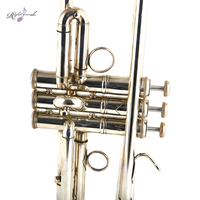 Brass Instruments Wholesale Suppliers Clear Lacquer Bb Trumpet with case