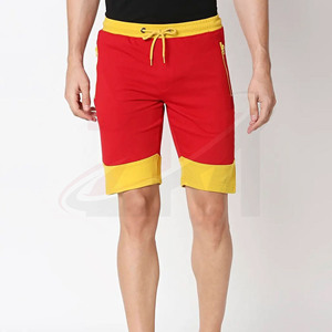 Shorts d'été rouges pour hommes, légers, décontractés, avec taille élastique et cordon de serrage, tissu doux, confortables pour un usage quotidien, offre spéciale - Product Image 2