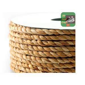 Corde en jacinthe d'eau tressée 3 plis, texture souple, directement de l'usine, pour le marché de l'emballage en Australie, prix de gros abordable, exportation - Product Image 3